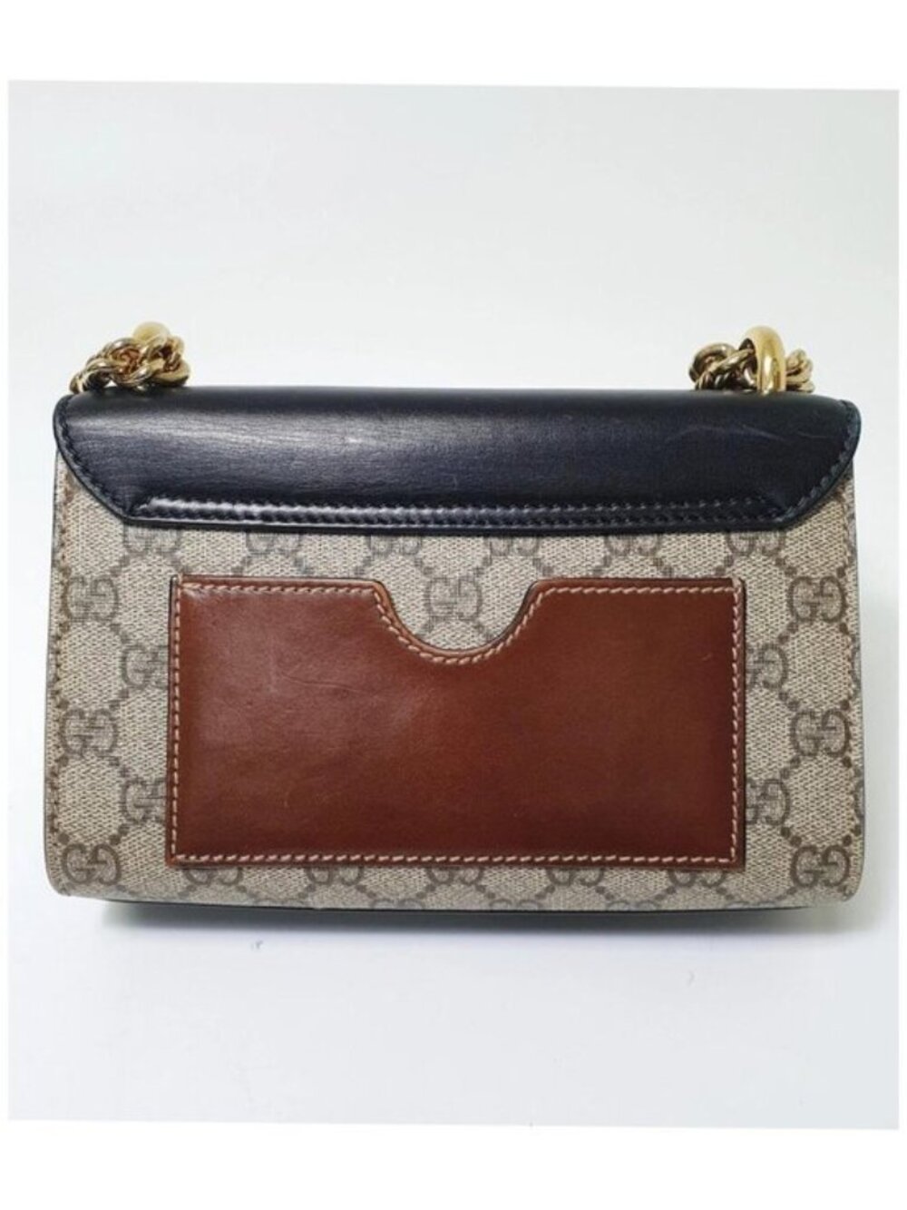 Authentic Gucci Padlock GG Supreme Small Chain Shoulder Crossbody Bag - Picture 3 of 12